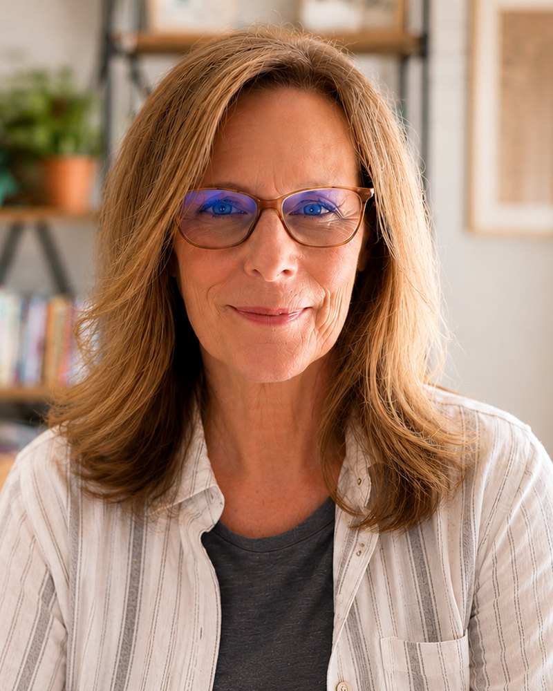 Kim Lucht in her Rochester office